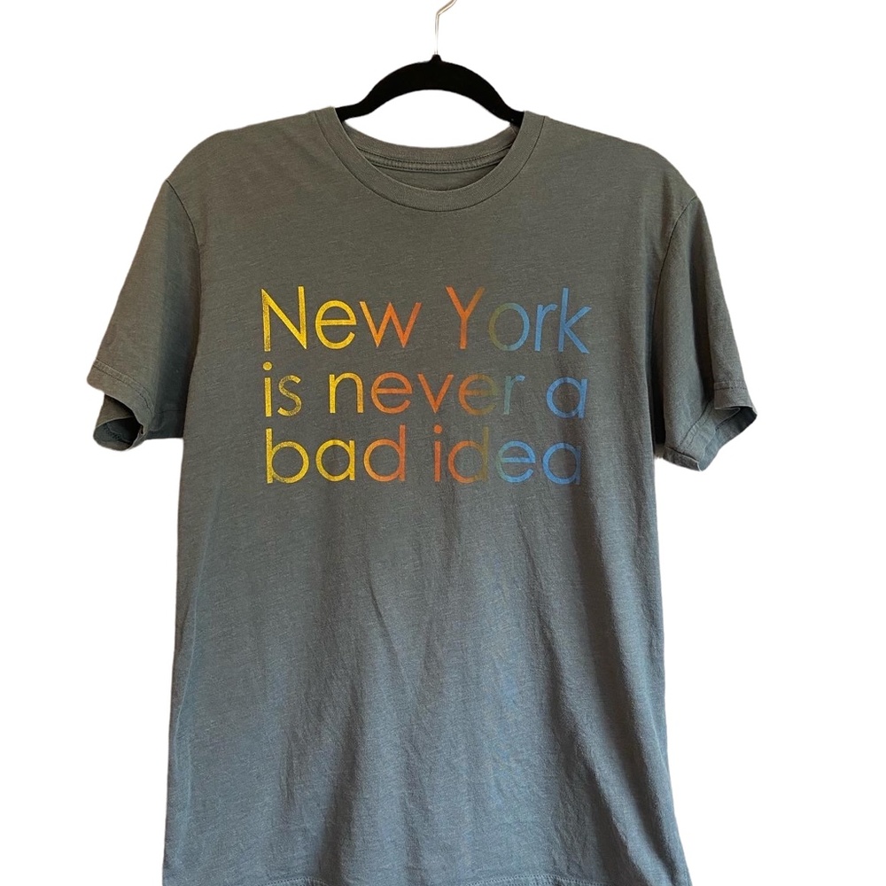 Cute Blue Women's Graphic Tee with short sleeved(size: M)